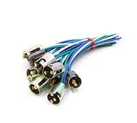 sourcing map Portalámparas Bay15S 10 Piezas Para Señalización Precableado