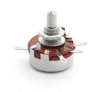 sourcing map Potenciómetro variable lineal de 4 terminales de una sola vuelta de 470 K ohmios WH118-1A