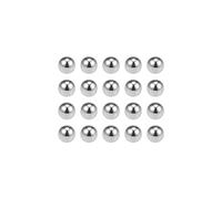 sourcing map Precisión Bolas 7.5mm Sólido Cromo Acero G10 para Bolas Rodamiento Llavero Rueda 50 Piezas