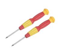 sourcing map Precisión Torx Destornillador, T5 Estrella Cabeza para Reloj Lentes Electrónica Reparación, 2uds