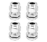 sourcing map Prensaestopas M16 x 1,5 mm, IP68 impermeable para cable de alivio de tensión para cable de 4 a 8 mm de diámetro, protectores de alambre de acero inoxidable 304 para fijación, cableado