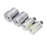 sourcing map Presión Botones Troqueles Juego, Manual Presión Prensado Máquina Colocador Reemplazo Kit para 18mm Diámetro Doble Tapa Sin Costura Magnética Bolsa Broches
