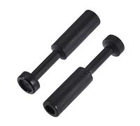 sourcing map Presione Para Conectar Accesorios, Tapa Estilo Neumático Obturador Tapones, Para 6mm Interior Diámetro Aire Manguera Tubo Tubería, Plástico, Negro, Paquete de 15