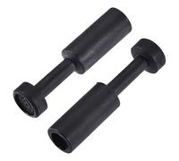 sourcing map Presione Para Conectar Accesorios, Tapa Estilo Neumático Obturador Tapones, Para 8mm Interior Diámetro Aire Manguera Tubo Tubería, Plástico, Negro, Paquete de 20