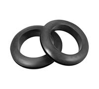 sourcing map Protector de alambre Armadura resistente al aceite Arandela de goma 40 mm Diámetro interno 10 piezas Negro