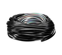 sourcing map Protector de borde de puerta de automóvil de 15 m en forma de U, tira de sellado de borde de puerta automotriz para vehículos, camiones, SUV, plateado