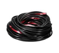 sourcing map Protector de borde de puerta de automóvil de 15 m en forma de U, tira de sellado de borde de puerta automotriz para vehículos, camiones, SUV, rojo brillante