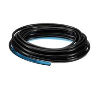 sourcing map Protector de borde de puerta de automóvil de 5 m en forma de U, tira de sellado de borde de puerta automotriz para vehículos, camiones, SUV, azul brillante