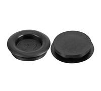 sourcing map Protector De Cable Pasamuros De Goma Resistente Al Aceite De 22mm De Diámetro De Fijación 10Pcs Negro