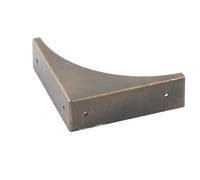 sourcing map Protector de esquina Mostrador de caja borde de estilo retro de tonos bronce 66 x 66 x 20 mm