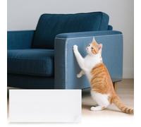 sourcing map Protector de muebles antiarañazos, 2 hojas de 39 x 18 pulgadas, protector de sofá adhesivo de una sola cara contra garras de gato, protectores transparentes contra arañazos de gatos para