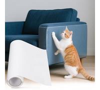 sourcing map Protector de muebles antiarañazos, 2 rollos de 118 x 11.8 pulgadas, protector de sofá adhesivo de una sola cara contra garras de gato, protectores transparentes de arañazos de gatos para