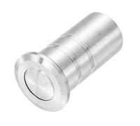 sourcing map Protector de polvo para pestillo de puerta de 12 mm, acero inoxidable 304 a prueba de polvo, insertos de bloqueo deslizante de seguridad, accesorios de bloqueo de perno de barril para