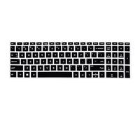 sourcing Map Protector de Teclado Antipolvo Skin Film Cover Black para HP Pavilion 15 Laptop