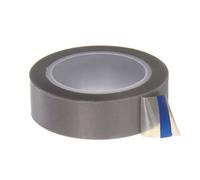sourcing map PTFE Película Cinta Rollo, 0,6" x 33 Pies Alta Temperatura Cinta 0,08mm Grosor con Único Lado Adhesivo para Vacío Sellado Máquina, Manuales Impulso Selladoras, Gris