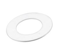 sourcing map PTFE Planas Arandelas 102mm OD 57mm ID 3mm Grosor DN50 Brida Junta, Blanco Paquete de 5