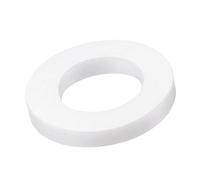 sourcing map PTFE Planas Arandelas 14mm OD 8mm ID 2mm Grosor Brida Junta, Blanco Paquete de 5