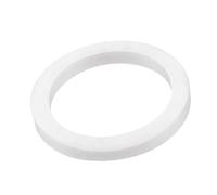 sourcing map PTFE Planas Arandelas 18mm OD 14mm ID 2mm Grosor Brida Junta, Blanco Paquete de 30