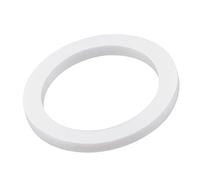 sourcing map PTFE Planas Arandelas 24mm OD 18mm ID 2mm Grosor Brida Junta, Blanco Paquete de 5