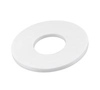 sourcing map PTFE Planas Arandelas 57mm OD 24mm ID 3mm Grosor DN20 Brida Junta, Blanco Paquete de 2
