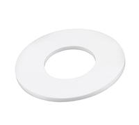 sourcing map PTFE Planas Arandelas 68mm OD 32mm ID 3mm Grosor DN25 Brida Junta, Blanco Paquete de 2