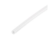 sourcing map PTFE Tubería Manguera Alta Temperatura Tubo Tubería Multifuncional Aislante 1,5mm ID x 3mm OD x 4.92pies Blanco