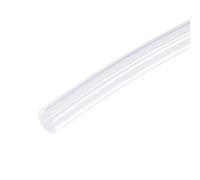 sourcing map PTFE Tubería Manguera Alta Temperatura Tubo Tubería Multifuncional Aislante 4mm ID x 5mm OD x 4.92pies Transparente