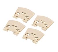 sourcing map Puente de violín 1/2 piezas de madera de arce para violín de 1/2, paquete de 4