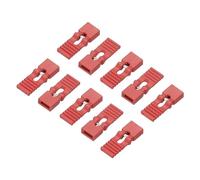 sourcing map Puente Tapa 2,54mm Paso Pasador Encabezado Conector Largo Tipo Puente Enchufe Cubierta Bricolaje Reparar Piezas, Rojo Paquete de 40