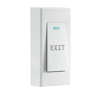 sourcing map Puerta Liberación Botón Presione para Salir Reiniciable NC/NO/COM Interruptor para Acceso Control 89mmx40mm Panel 250V 10A