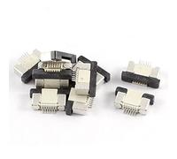 sourcing map Puerto inferior 6 pines 0,5mm paso FFC FPC conector de enchufes de cinta 10 Uds