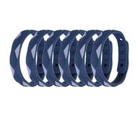 sourcing map Pulsera antiestática, 0.5 x 9 pulgadas, ajustable, antiestática, silicona, equilibrio energético, pulseras deportivas para eliminar la estática, mejorar el sueño, hombres y mujeres, azul,