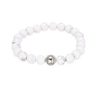 sourcing map Pulsera de béisbol para hombres, pulsera elástica con cuentas para hombres, ideas para cumpleaños, San Valentín, Navidad, con tarjeta y bolsa, talla única, Acetato, Ágata