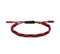 sourcing map Pulseras de cuerda trenzada, patrón a cuadros, ajustable, cordón tejido hecho a mano, accesorio elegante, talla única, Poliéster, Ágata