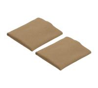 sourcing map Puños Elásticos con Ribetes Acanalados de Algodón, Tela de Punto Acanalado, Cinta Elástica de Punto Acanalado, Puño de Manga, Cintura, para Costura, Color Caqui, 1 Par