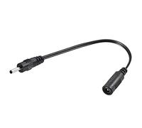 sourcing map Punta Adaptador Conector Convertidor 5.5x2.1mm a 3.0x1.1mm 20cm DC Corriente Conector 2Uds