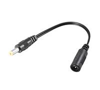 sourcing map Punta Adaptador Conector Convertidor 5.5x2.1mm a 4.8x1.7mm 1A 15cm DC Corriente Conectar