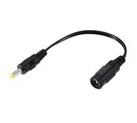 sourcing map Punta Adaptador Conector Convertidor 5.5x2.1mm a 4x1.7mm 15cm DC Corriente Conector