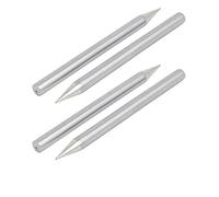 sourcing map Punta de soldador Estación de repaso Herramienta 40W de 4,5mm de diámetro de mango recto 4pcs