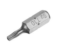 sourcing map Puntas Torx de 1/4 Pulgada con Vástago Hexagonal de 25 MM de Longitud destornillador Magnético para Tornillos T10 de Acero de Aleación S2