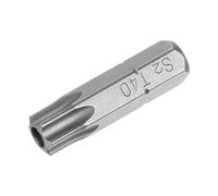sourcing map Puntas Torx de 1/4 Pulgada con Vástago Hexagonal de 25 MM de Longitud destornillador Magnético para Tornillos T40 de Acero de Aleación S2