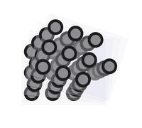 sourcing map Puntos de posicionamiento de escáner 3D de 0,64 mm, 40 puntos de seguimiento de escaneo 3D de alta reflexión, marcadores de punto de posicionamiento para una mejor posición de precisión