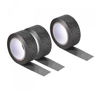 sourcing map Purpurina Cinta, Decorativa Artesanía Cinta Auto Adhesivo Palo Negro 1,5cm x 5m para Recortes Álbum, Bricolaje Artes, Regalo Envoltura Paquete de 3