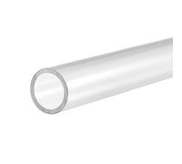 sourcing map PVC Rígido Redondo Tubería 20mm ID 25mm OD 0,2m Transparente Alta Transparencia para Agua Tubería, Manualidades, Exhibición Estantes