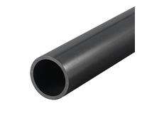sourcing map PVC Rígido Redondo Tubo 27mm ID 32mm OD 500mm Negro Alto Impacto para Agua Tubería, Artesanía, Decoración, Cable Funda