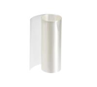 sourcing map PVC Termoretráctil Tubo 140mm Plano Ancho Envoltura para Doble Capa 18650 1 Metro Transparente