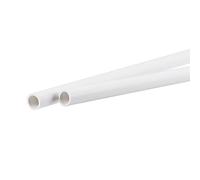 sourcing map PVC Tubería Redondo Rígido Plástico Tubo 6,8mm ID 8,8mm OD 500mm Blanco para Agua Tubería, Manualidades, Decoración, Cable Manguito 2 Paquetes