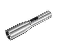 sourcing map R8 Shank to MT3 Morse Taper Sleeve Chuck Arbor Reductor Adaptador para Torno Fresado Taladro 7/16-20UNF Rosca 45# Acero