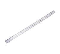 sourcing map Recta Regla 50cm 20 Pulgadas Métrico Acero Inoxidable Medición Herramienta con Colgante Orificio