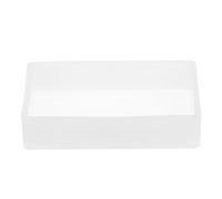 sourcing map Rectángulo Silicona Resina Molde Epoxi Resina Molde 4.3"x2.6" Cubo Fundición Molde para Bricolaje Joyería Seca Flor Hoja